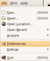 Icon New… Icon Open…